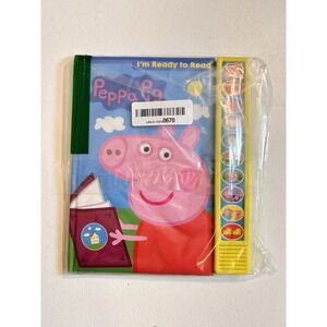NEW! Peppa Pig I'm Ready to Read Sound Book - PI Kids (Play-A-Sound) 10 Sounds